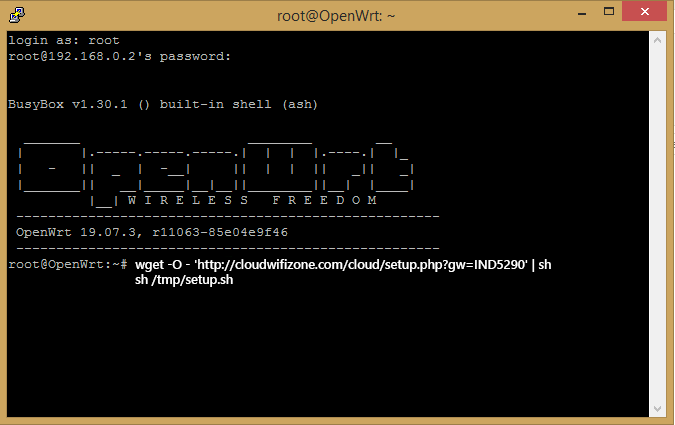Openwrt opkg update